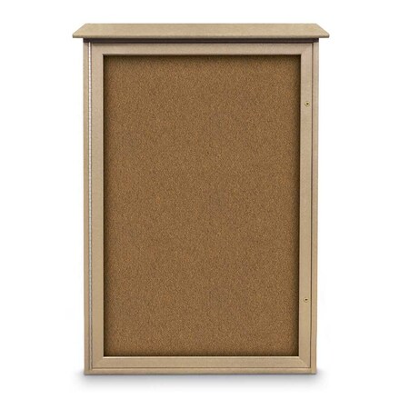 United Visual Products Indoor Enclosed Combo Board, 72"x36", White Frame/Blue & Burgundy UVCB7236W-BLUE-DBURGU